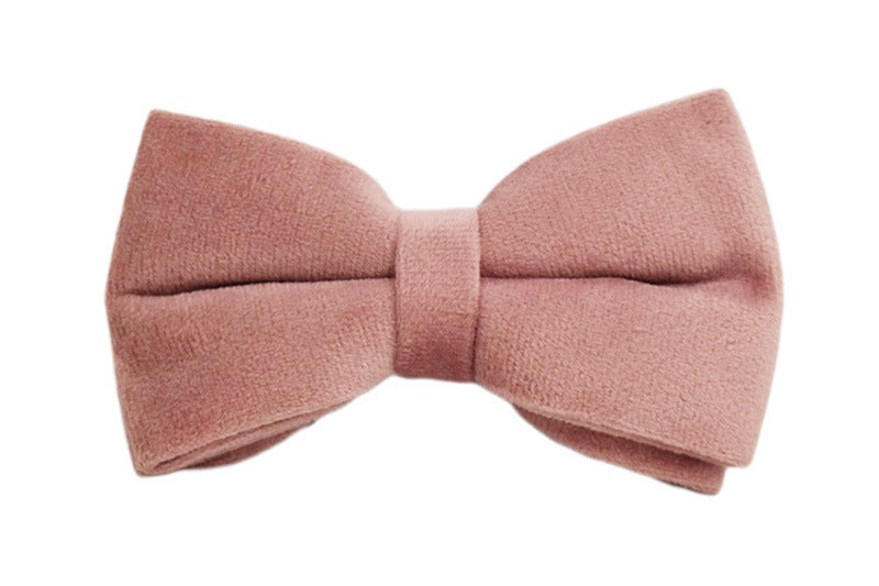HKM-783955 Light Purple Velvet Dog Collar with Matching Leash and Bowknot, Ideal for Gifts on Various Occasions