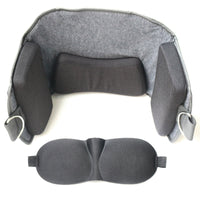 HKM-312723 Neck Hammock for Relaxation and Pain Relief - Soft Polyester and Leather Design with Memory Foam Support