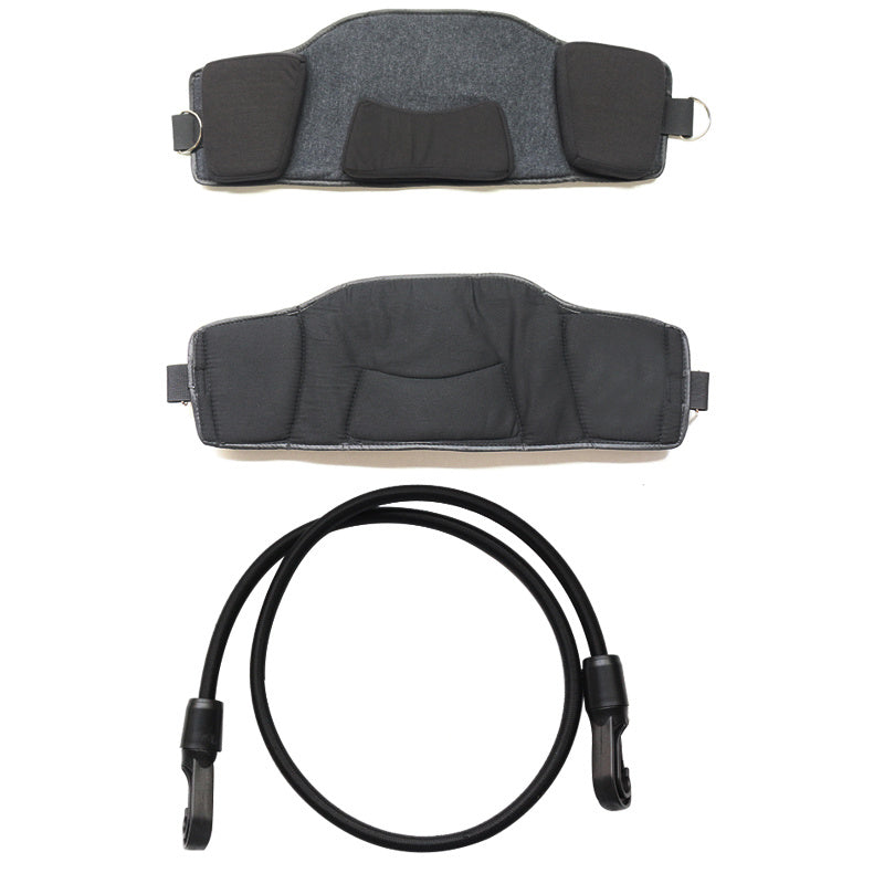 HKM-312723 Neck Hammock for Relaxation and Pain Relief - Soft Polyester and Leather Design with Memory Foam Support