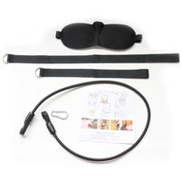 HKM-312723 Neck Hammock for Relaxation and Pain Relief - Soft Polyester and Leather Design with Memory Foam Support