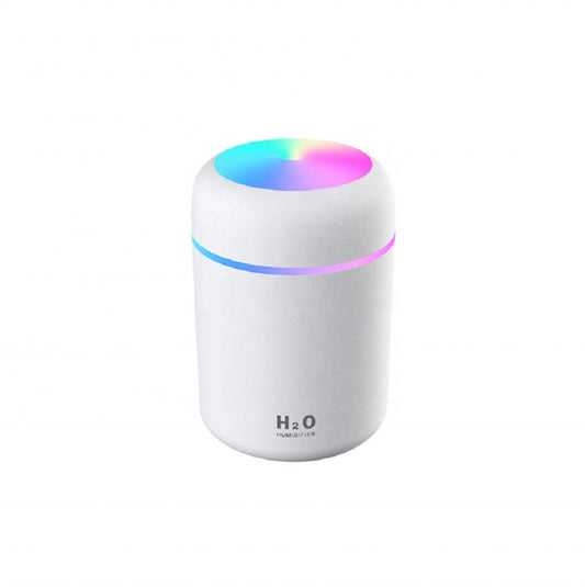 KTX-584531 300ml Portable Cool Mist Humidifier with Multicolor LED Light and Auto Shut-Off