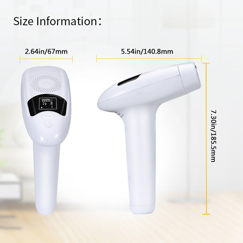 HKM-442643 IPL Laser Hair Removal Device with LCD Display and 5 Energy Levels - 990,000 Pulses