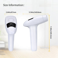 HKM-442643 IPL Laser Hair Removal Device with LCD Display and 5 Energy Levels - 990,000 Pulses