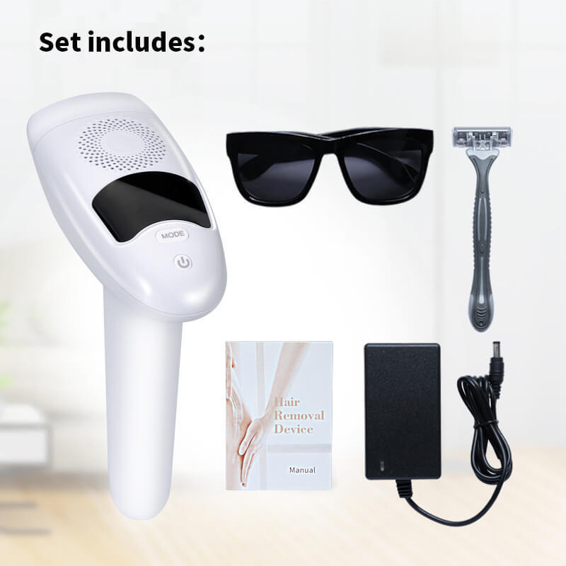 HKM-442643 IPL Laser Hair Removal Device with LCD Display and 5 Energy Levels - 990,000 Pulses