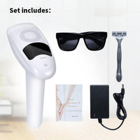 HKM-442643 IPL Laser Hair Removal Device with LCD Display and 5 Energy Levels - 990,000 Pulses