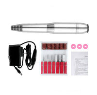 HKM-016083 Electric Nail Sharpener Grinder 20000 RPM Stainless Steel Nail Polisher 20W Output 12V