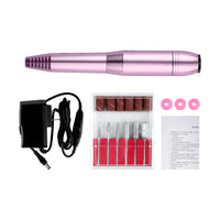 HKM-016083 Electric Nail Sharpener Grinder 20000 RPM Stainless Steel Nail Polisher 20W Output 12V