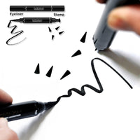 HKM-386323 Dual-Ended Eyeliner and Wing Seal Stamp for Effortless Eye Artistry