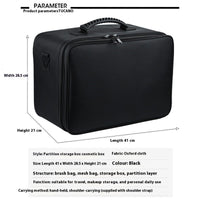 HKM-576851 Professional Outdoor Makeup Storage Bag in Wear-Resistant Oxford Cloth