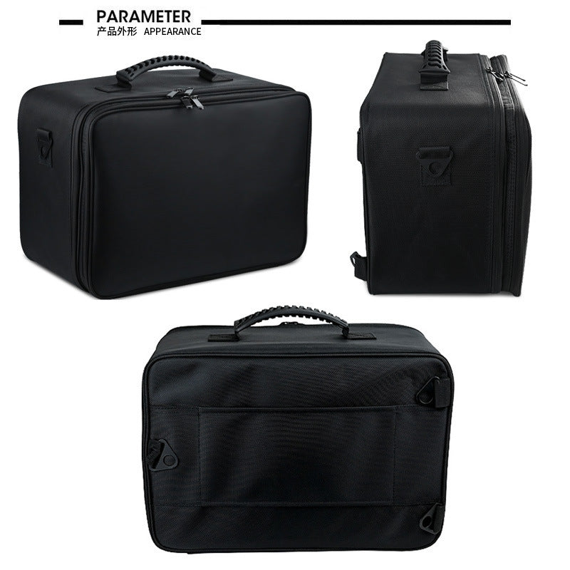 HKM-576851 Professional Outdoor Makeup Storage Bag in Wear-Resistant Oxford Cloth