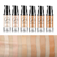 HKM-647315 Waterproof Creamy Liquid Foundation Concealer - 6ml Translucent Skin Moisturizer