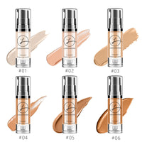 HKM-647315 Waterproof Creamy Liquid Foundation Concealer - 6ml Translucent Skin Moisturizer