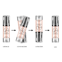 HKM-647315 Waterproof Creamy Liquid Foundation Concealer - 6ml Translucent Skin Moisturizer