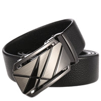 HKM-389267 Men's Leather Business Belt - Model LY180-596-5, Durable and Stylish Accessory