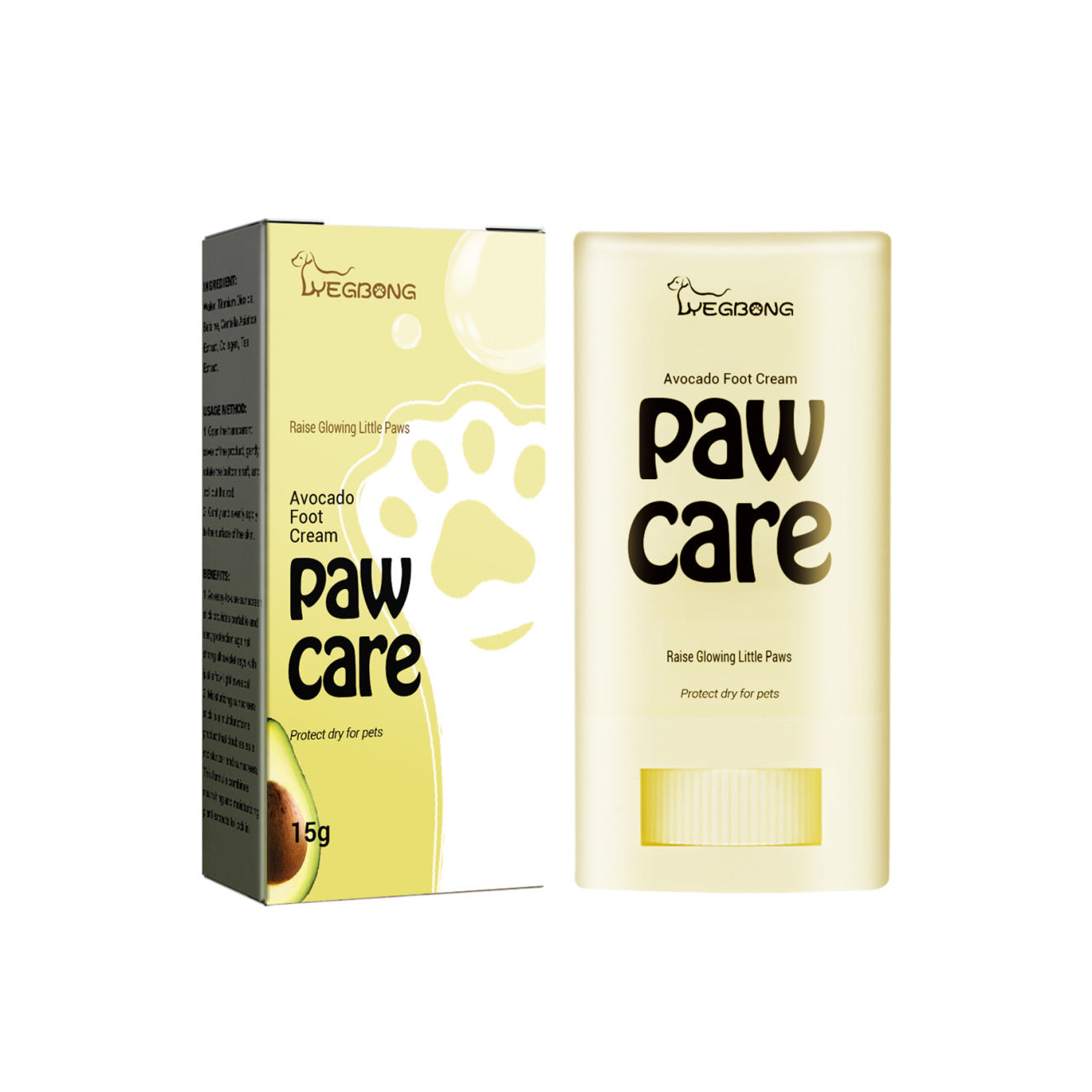 HKM-793043 Pet Avocado Foot Balm for Dogs and Cats ¨C Moisturizing PAWS Care and Deodorizing Formula