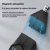 HKM-497171 5-in-1 Men's Hair Clipper with Magnetic Cutter Head and Dual Power System