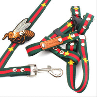 HKM-157907 Durable Nylon Dog Leash for Small to Large Breeds - Length 120cm, Adjustable Chest Sizes 30-65cm