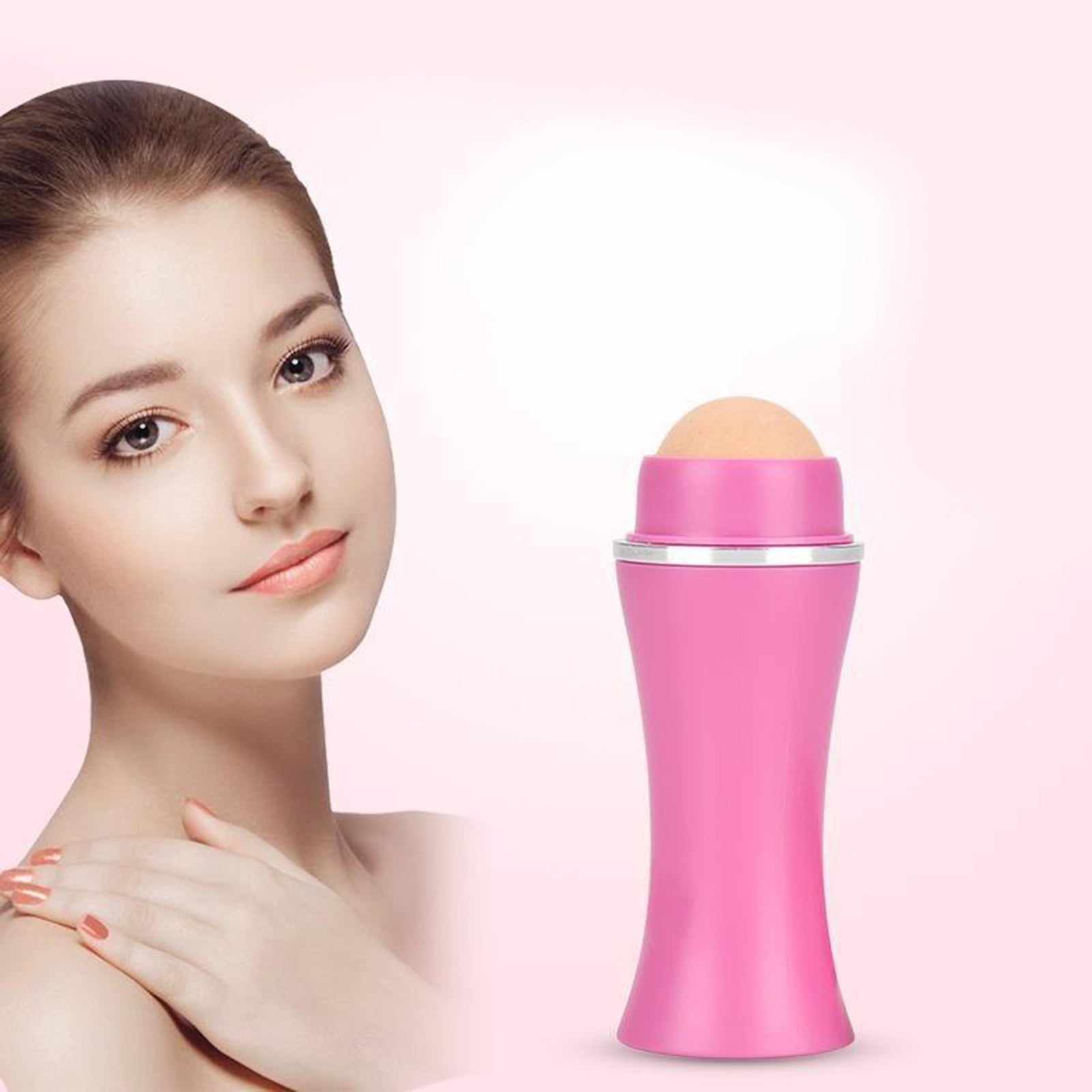 HKM-145427 Volcanic Rock Oil-Absorbing Ball for Neutral Skin - Natural Mineral Stone, Portable Design