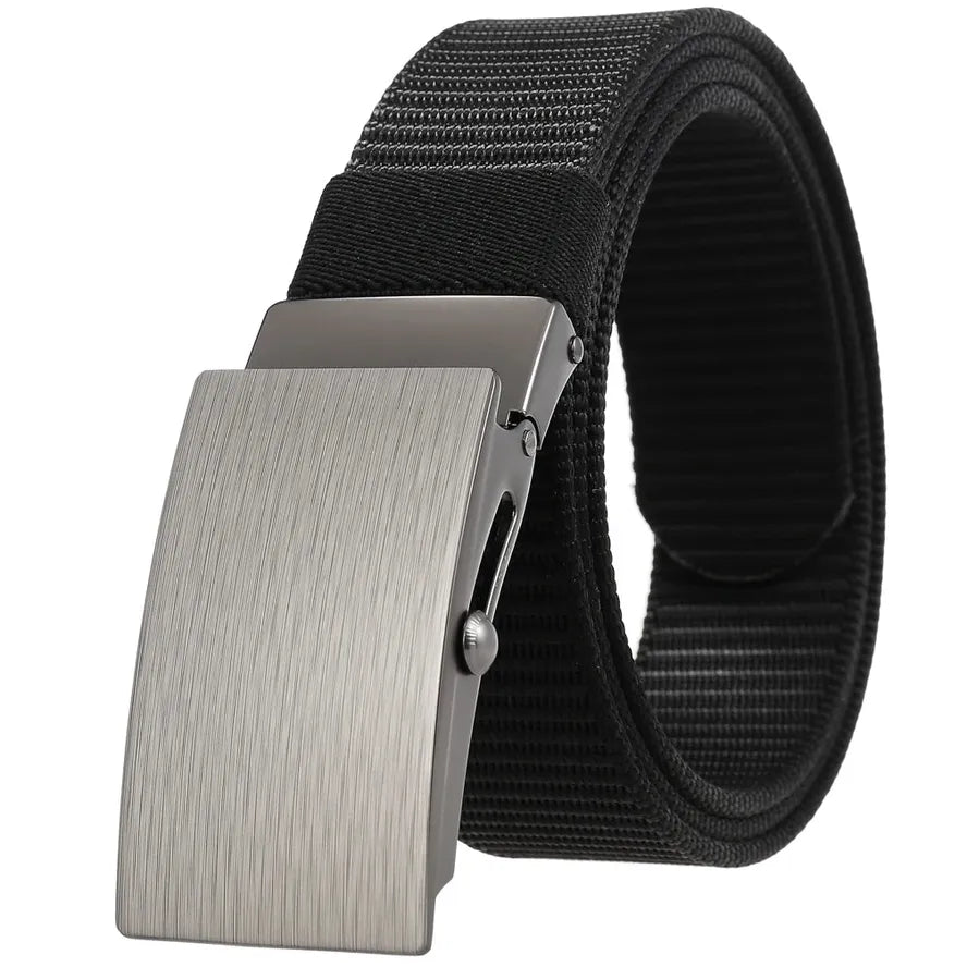 HKM-060435 Nylon Braided Slide Belt for Men - Adjustable, Stylish & Durable Design