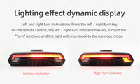 HKM-529043 Bicycle Brake Light with Safety Warning Laser Tail Light