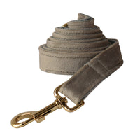 HKM-189523 Gold Buckle Flannel Chest Strap with Bow and Flower for Dogs - Multiple Sizes Available
