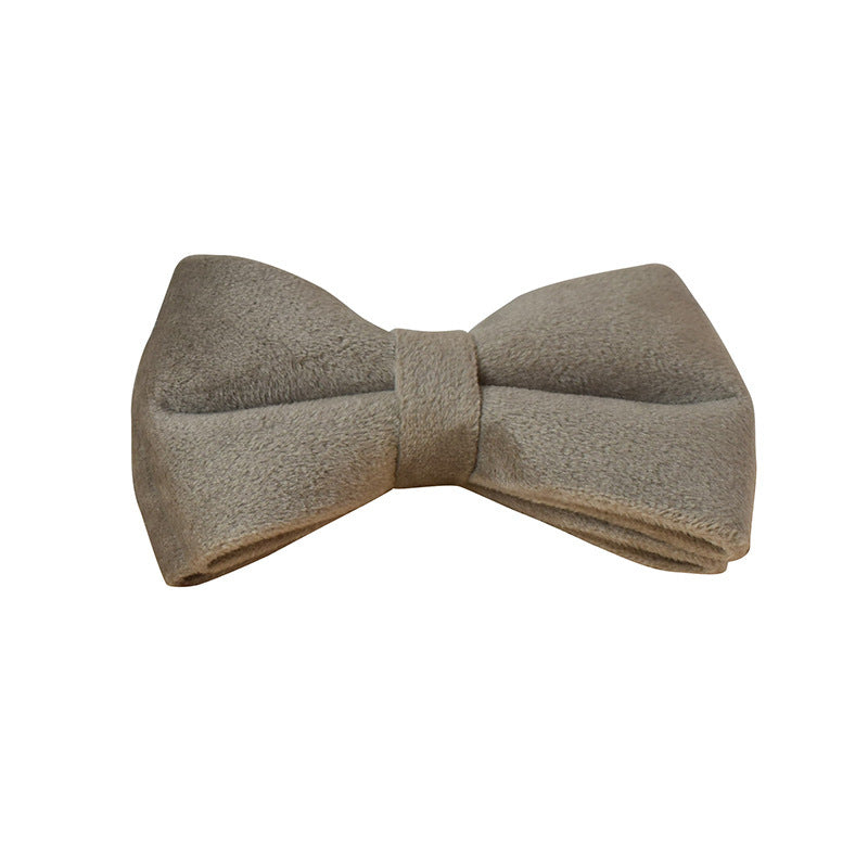 HKM-189523 Gold Buckle Flannel Chest Strap with Bow and Flower for Dogs - Multiple Sizes Available
