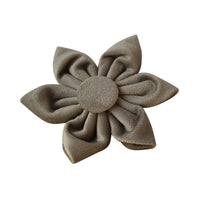 HKM-189523 Gold Buckle Flannel Chest Strap with Bow and Flower for Dogs - Multiple Sizes Available