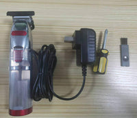 HKM-980435 Rechargeable Electric Hair Clipper for Professional Use - M6 Model, Ideal for Bald Head Styling and Engraving