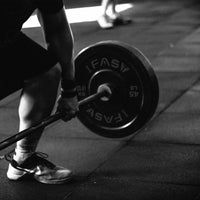 HKM-112787 Durable Rubber Barbell Protector Mat for Weightlifting and Fitness