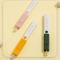 HKM-102611 Electrostatic Carry Clothes Hair Removal Brush - Compact Design in Yellow, Green, and Pink