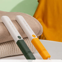 HKM-102611 Electrostatic Carry Clothes Hair Removal Brush - Compact Design in Yellow, Green, and Pink