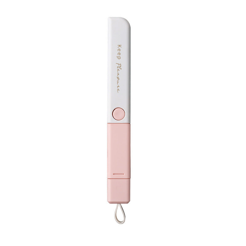 HKM-102611 Electrostatic Carry Clothes Hair Removal Brush - Compact Design in Yellow, Green, and Pink