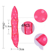 HKM-805459 Curling Sponge Iron Set for Easy Waves – Multiple Sizes Available in Red and Blue