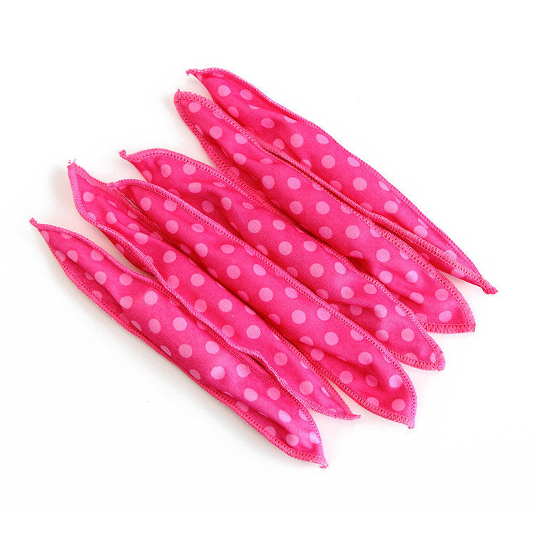 HKM-805459 Curling Sponge Iron Set for Easy Waves – Multiple Sizes Available in Red and Blue