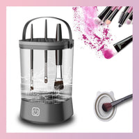 HKM-838483 Electric Makeup Brush Cleaner with 9000 RPM Motor - Automatic and Waterproof Brush Washer for All Sizes