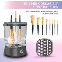 HKM-838483 Electric Makeup Brush Cleaner with 9000 RPM Motor - Automatic and Waterproof Brush Washer for All Sizes