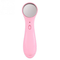 HKM-946515 Ultrasonic Facial Massager for Skin Tightening, Anti-Aging and Pore Cleansing, White/Pink