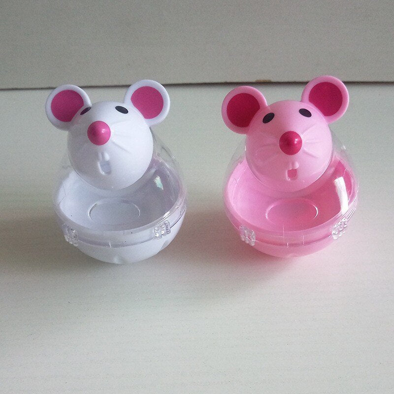 HKM-344595 Interactive Cat and Dog Food Dispenser Mouse Tumbler Toy
