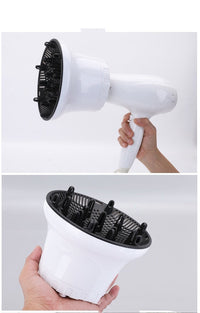 HKM-732691 Honeycomb Wind Hood Hair Dryer with Rotary Buckle for Curly Hair Styling