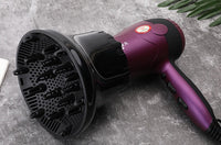 HKM-732691 Honeycomb Wind Hood Hair Dryer with Rotary Buckle for Curly Hair Styling