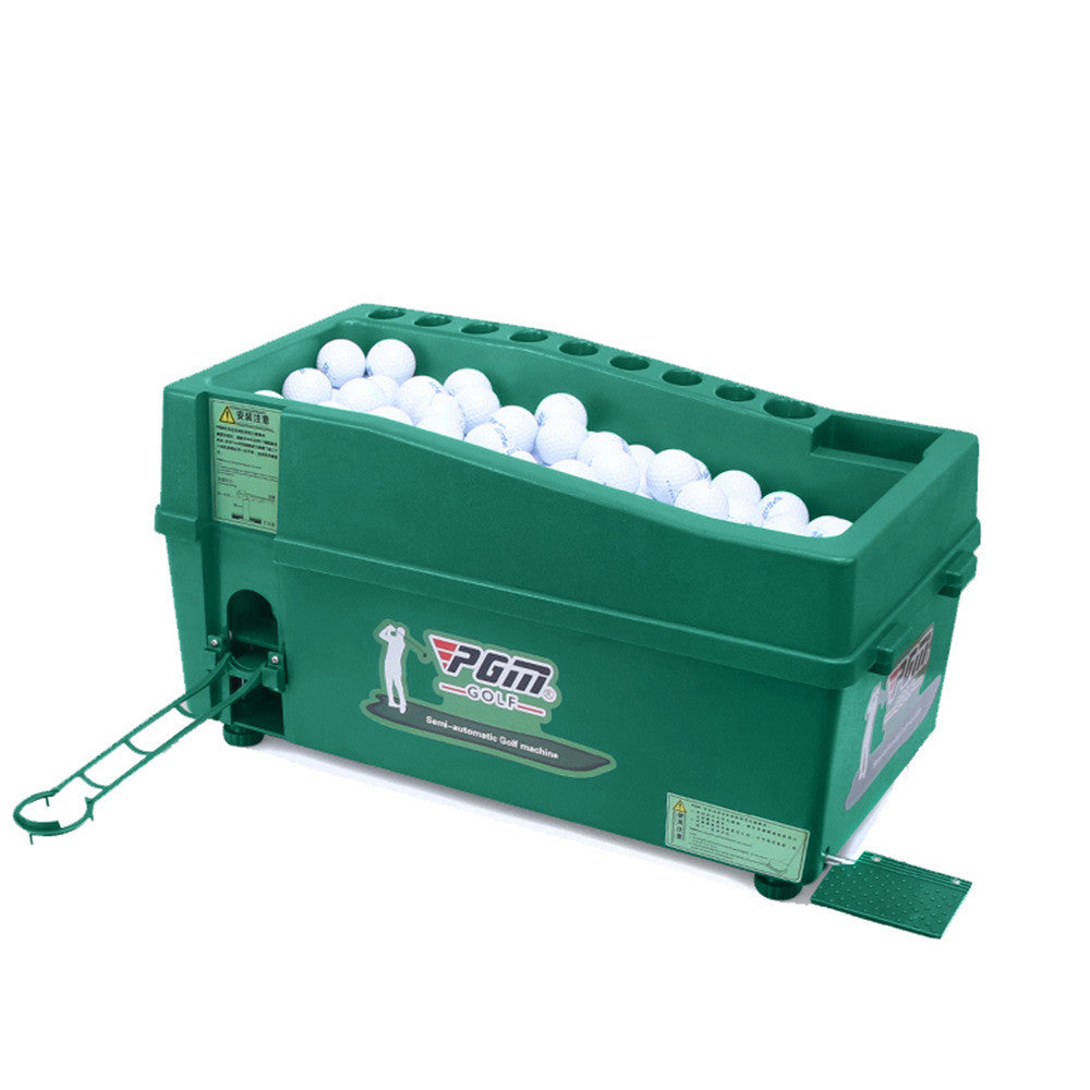 HKM-012499 Semi-Automatic Golf Ball Launcher with Integrated Club Holder
