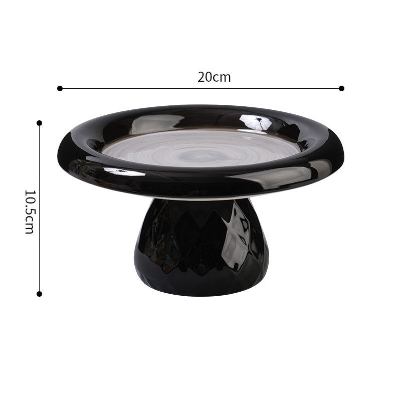 HKM-489171 Large Ceramic Cat Bowl with Neck Protection – Stable Design for Cats and Dogs, Ideal for Food and Snacks