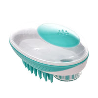 HKM-623443 Silicone Bath Brush and Massage Comb for Dogs and Cats with Liquid Storage Feature
