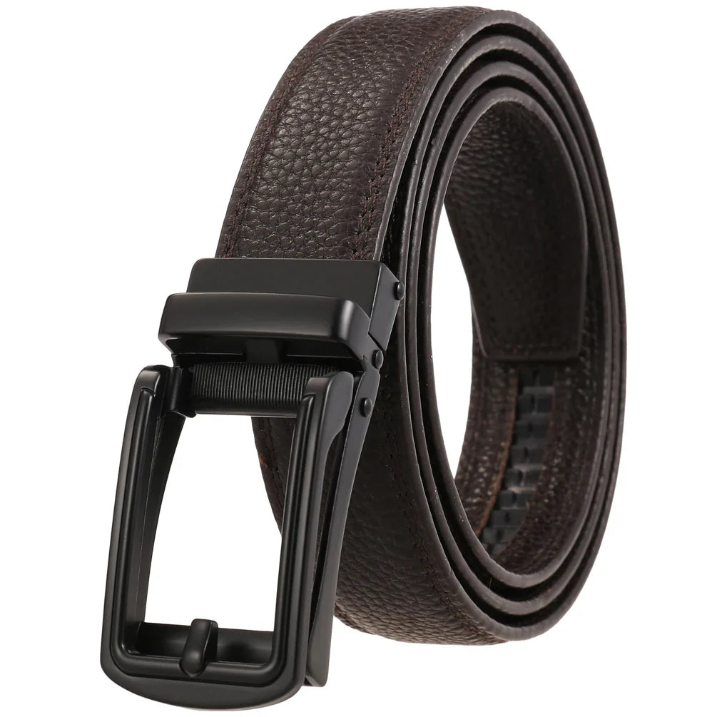 HKM-840275 Men's Leather Belt, Size 3.0, Classic Design for Everyday Wear