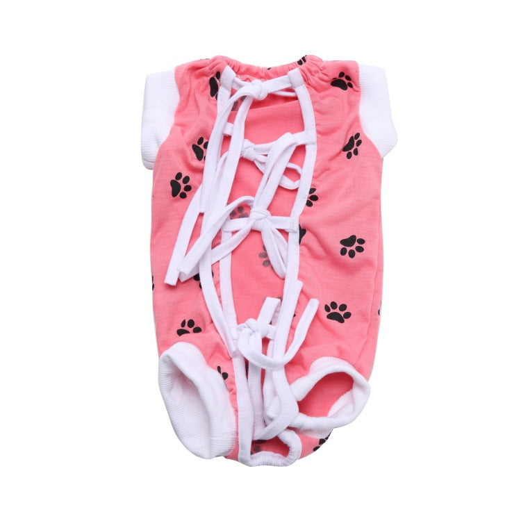 HKM-670035 Dog Rehabilitation Surgery Clothes for Post-Operative Care, Available in Various Colors and Sizes