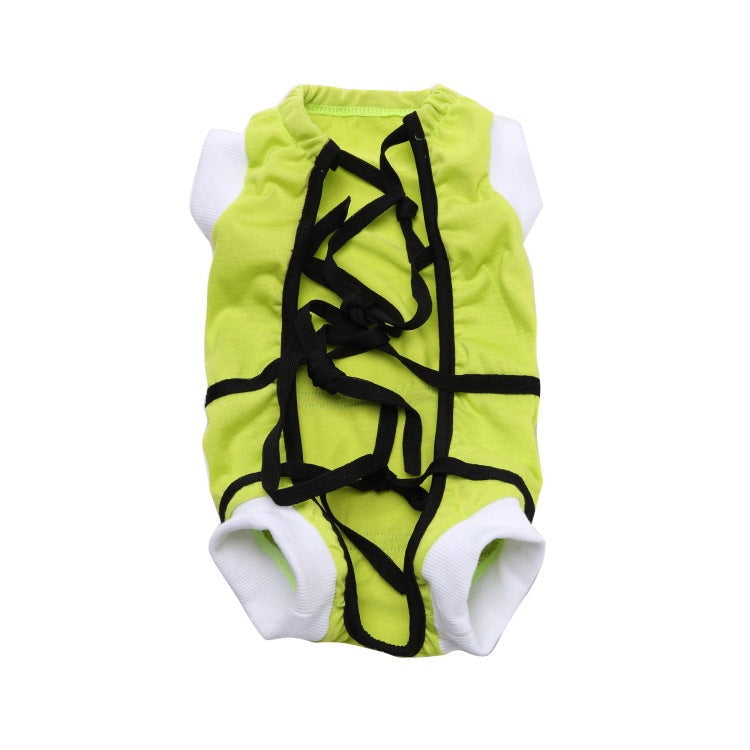HKM-670035 Dog Rehabilitation Surgery Clothes for Post-Operative Care, Available in Various Colors and Sizes