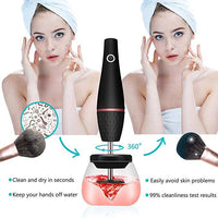 HKM-146899 Electric Makeup Brush Cleaner - Rechargeable ABS Body in Black