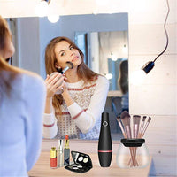 HKM-146899 Electric Makeup Brush Cleaner - Rechargeable ABS Body in Black