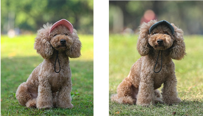 HKM-549843 Parent-Child Outdoor Picnic Canvas Cap Set - Available in Black, Pink, Blue
