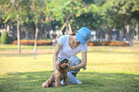HKM-549843 Parent-Child Outdoor Picnic Canvas Cap Set - Available in Black, Pink, Blue